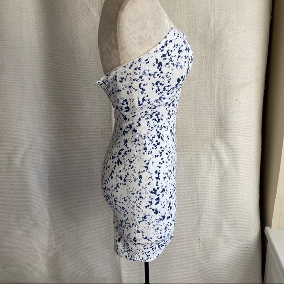 Revolve S Backstage Print Strapless Bodycon Dress - Picture 4 of 9